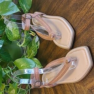 Sun & Stone Murphy woven thong sandal